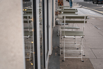 Outdoor Cafe Seating on the street