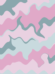 Pink green abstract background. Illustration for banner, poster, card