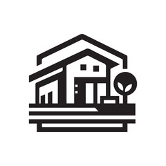 Real Estate Logo. Construction Architecture Building Logo Design Template Element