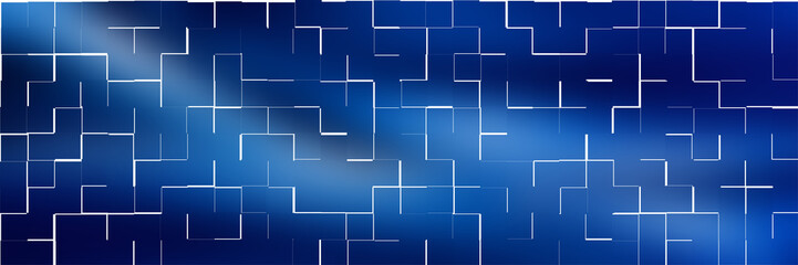 abstract blue gradient tile design background