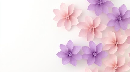 Soft Pink and Purple Flower Backgrounds