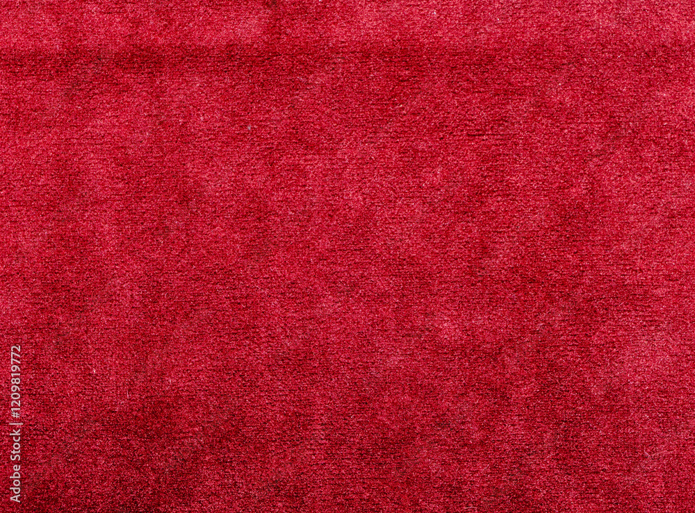 Poster a red carpet with a shiny surface