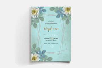 floral bridal shower invitation templates
