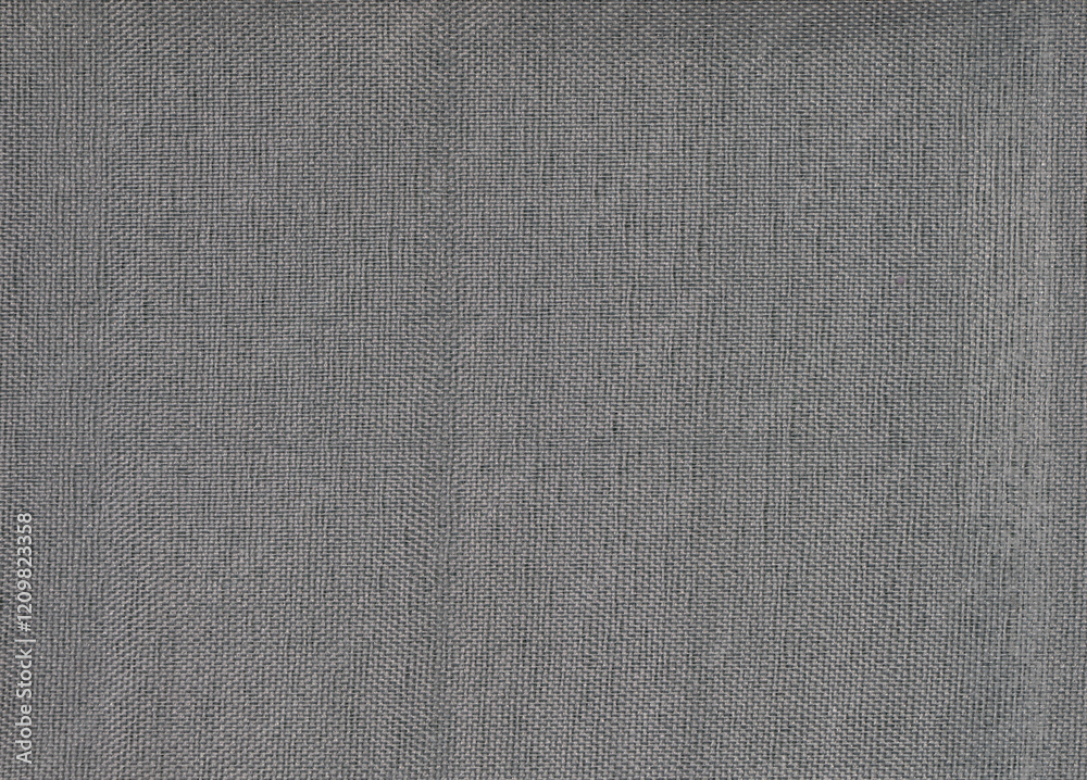 Poster A gray fabric with a pattern of small squares