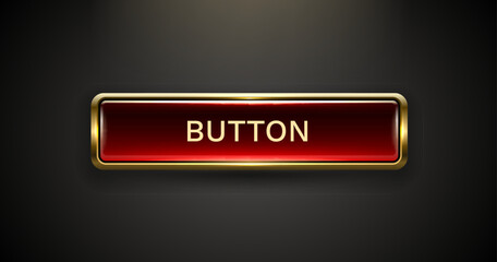 Light button, frame label, event bar casino, show signboard. Vector illustration