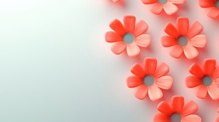 Naklejka premium Colorful Floral Arrangement on Background