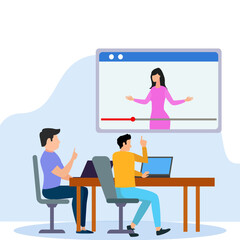 Mentoring and Training illustrations 