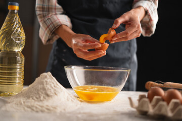 Homemade Baking Preparation: Creating Dough Process