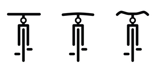 Bike with lights and bicycle pedals. World Bicycle day, health day. Sport tools or Cyclist, cycling symbol. For school or work route.