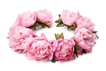 Flower wreath plant peony rose