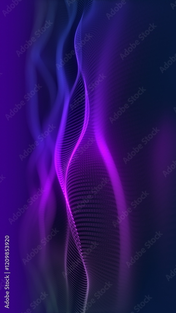 Poster explore abstract seamless background wave patterns enhanced with dynamic and mesmerizing lighting ef