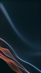 Abstract Seamless loop Background Waves of Light and Color beautifully captures vibrant hues and flowing forms