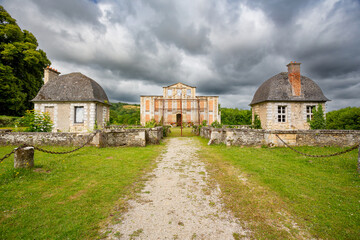 Thury-Harcourt castle in Le Hom, France