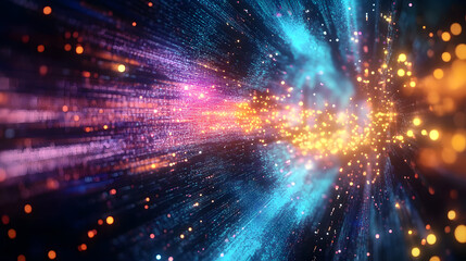 Obraz premium Data exchange digital technology background software development cloud computing Business Intelligence global network Data analysis techician team computer programming internet technol : Generative AI