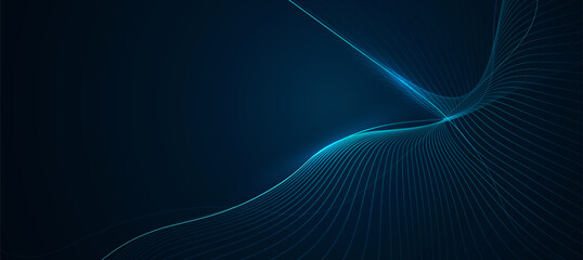 Technology digital flow background, modern tech banner, corporate business concept, hi-tech abstract background  for presentation business or event poster tech EPS 10