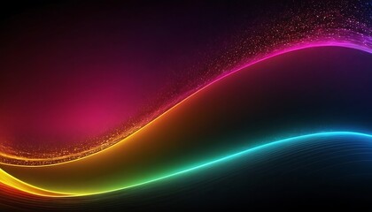 Futuristic Abstract Tech Wave with Vibrant Colors. 7