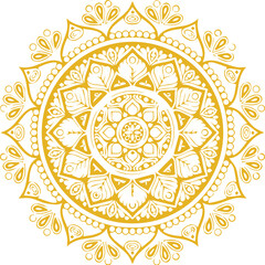 Beautiful flower art and mandala vector design
