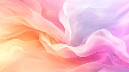 Obraz premium Smooth viewpoint of soft flowing textures an abstract artistic background in pastel colors