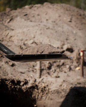soil in the ground