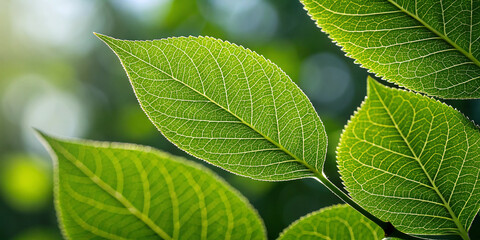 Close-Up of Leaves Creating a Beautiful Natural Background