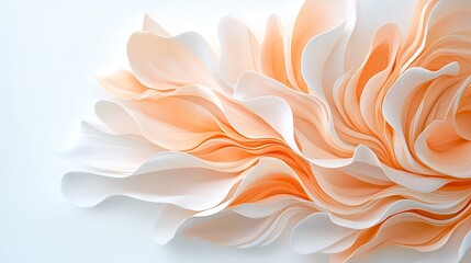 Creative abstract background pastel floral digital art studio with soft lighting