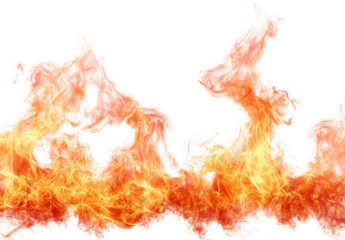 vibrant depiction of flames. showcasing dynamic orange and yellow hues that create a sense of movement and intensity. suitable for use in designs related to heat. fire. or energy themes