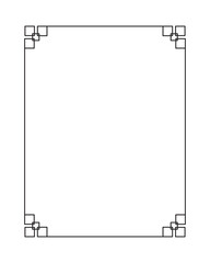 monochrome frame simple