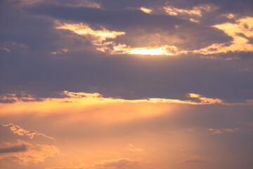 Golden Hour: Stunning Yellow Sunset
