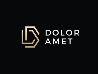 Letter D Logo Design. Vector Logotype Concept.