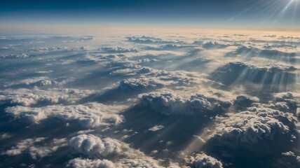 Aerial View of Cloudscape
