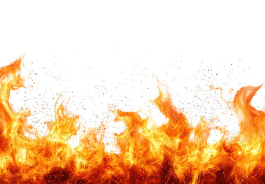 a vibrant and dynamic representation of flames. showcasing bright orange and yellow hues with hints of red. creating an energetic effect the flames appear to rise from the bottom. against a white back