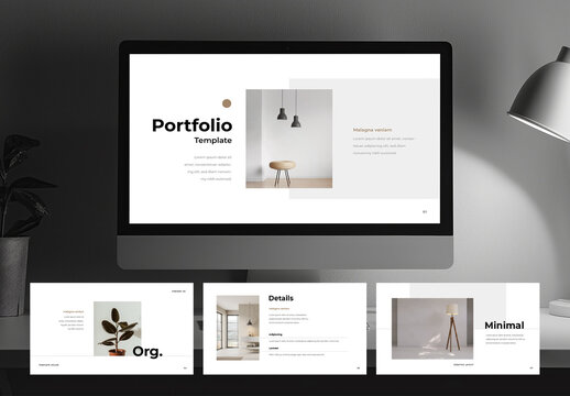 Minimal Interior Portfolio Presentation