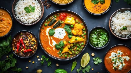A classic mix vegetable curry, bursting with the flavors of fresh veggies and paneer, is perfectly seasoned with traditional masala for an authentic Indian taste.