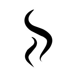 steam aroma heat icon illustration