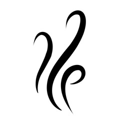 steam aroma heat icon illustration