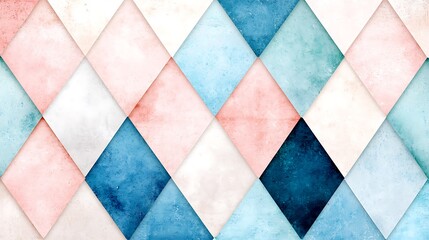 Fototapeta premium Abstract background with pastel color patterns geometric shapes digital art modern aesthetic