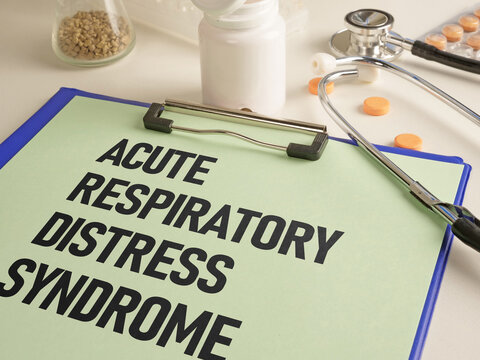 Acute Respiratory Distress Syndrome ARDS is shown using the text