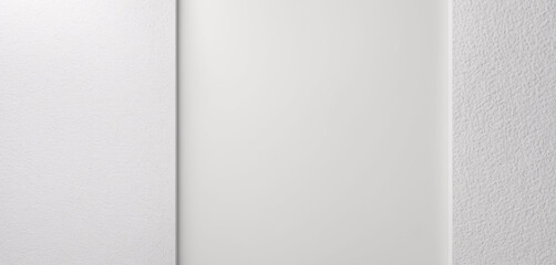 Naklejka premium White textured background design with copy space.