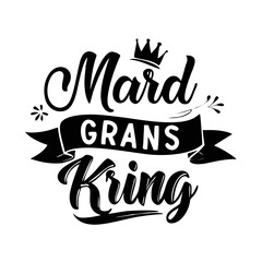Elegant and Classic Mardi Gras Logo for Branding