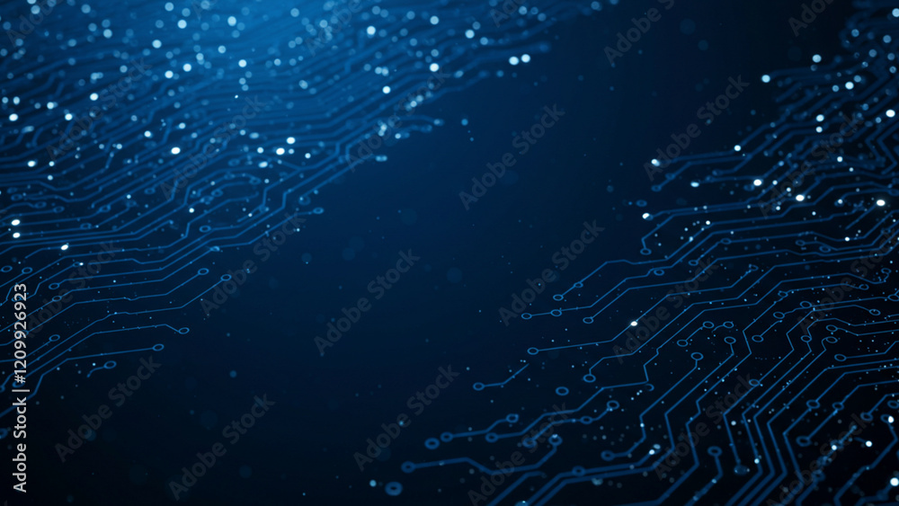 Poster conceptual architecture of circuit technology within the realm of computer business. an abstract des