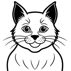 vector illustration of a cat
