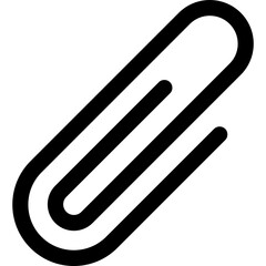 Copper Paperclip Icon