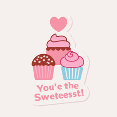 cupcake with pink ribbon