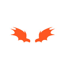 red dragon wings vector
