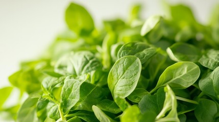 Close-up of fresh herbs on a white background, highly detailed, vibrant and natural, soft shadows, calm and inviting, culinary and beautiful, healthy and fresh atmosphere