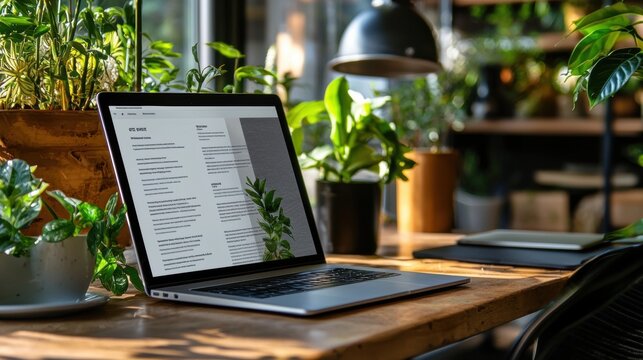 Professional resume template with structured sections - Powered by Adobe