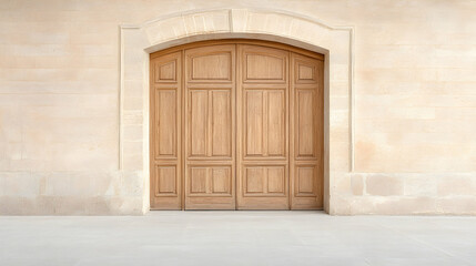 elaborate design of an old baroque house with stucco.