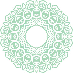 Beautiful flower art and mandala vector design