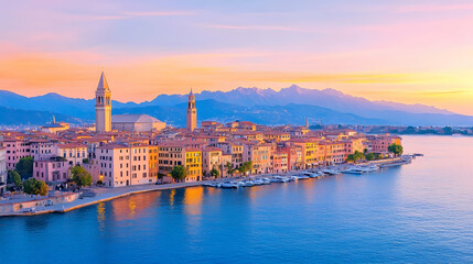 Genova city overview