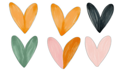 Romantic Heart Bonding Art Home Decor Unique Love Concept Cozy Environment Artistic Viewpoint for Valentine's Day